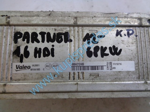 intercooler na peugeot partner III, 9684212480